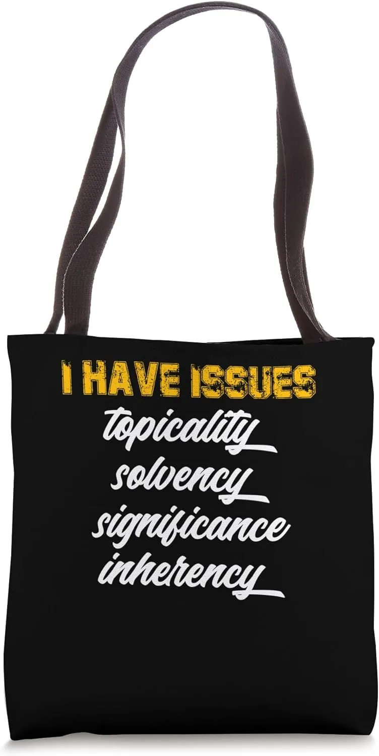 Debate Competition School Speech and Debate Team Debater Tote Bag