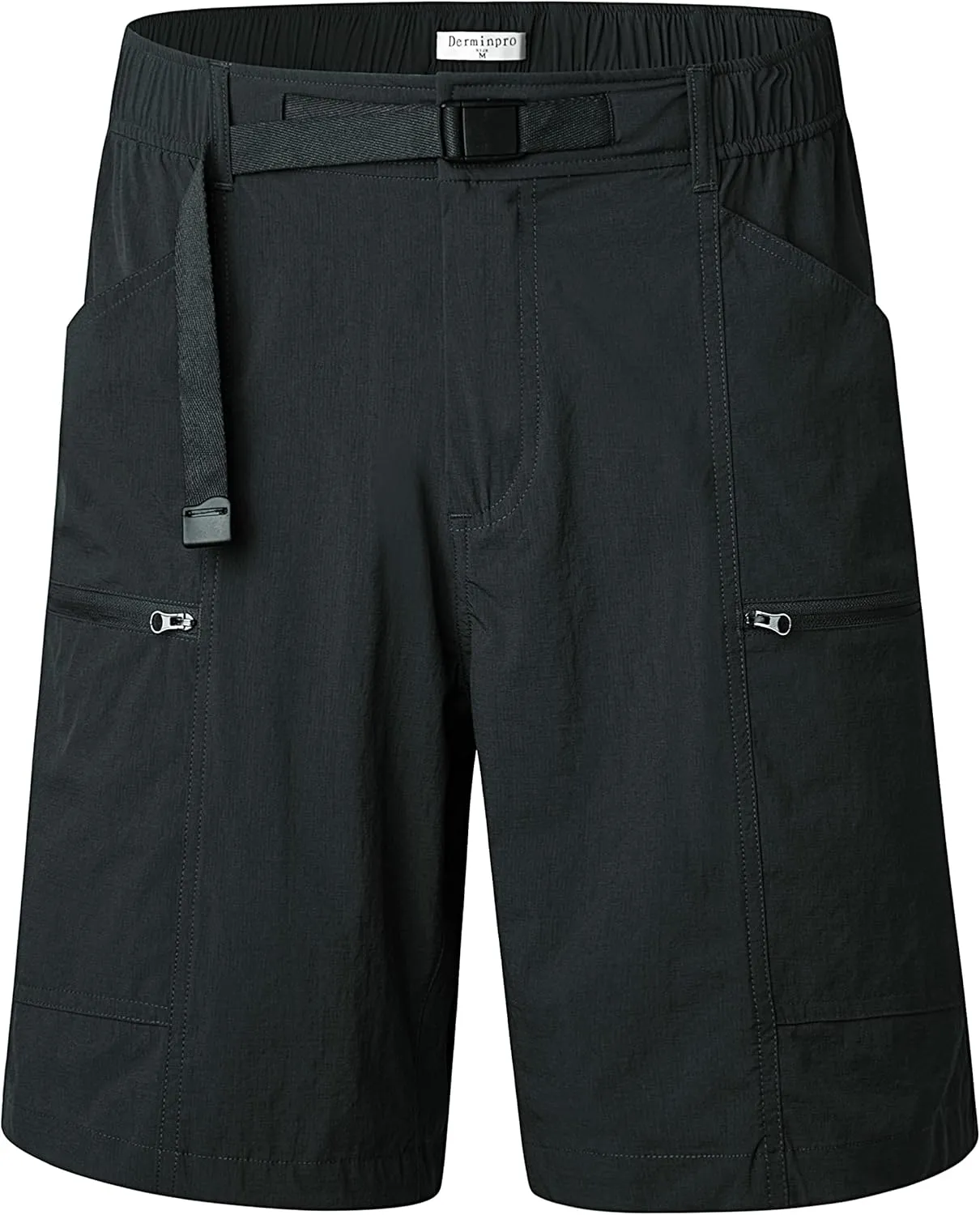 Derminpro Men's Quick Dry Stretch Water Resistant Golf Hiking Shorts with Multi Pockets