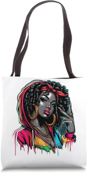 Design Vintage Retro Style by the Artist. Beautiful Colours Tote Bag