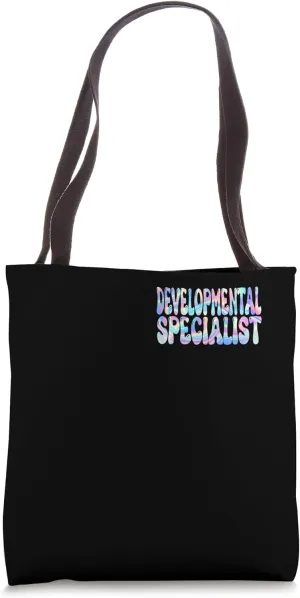 Developmental Specialist Groovy Back to School Teachers Tote Bag