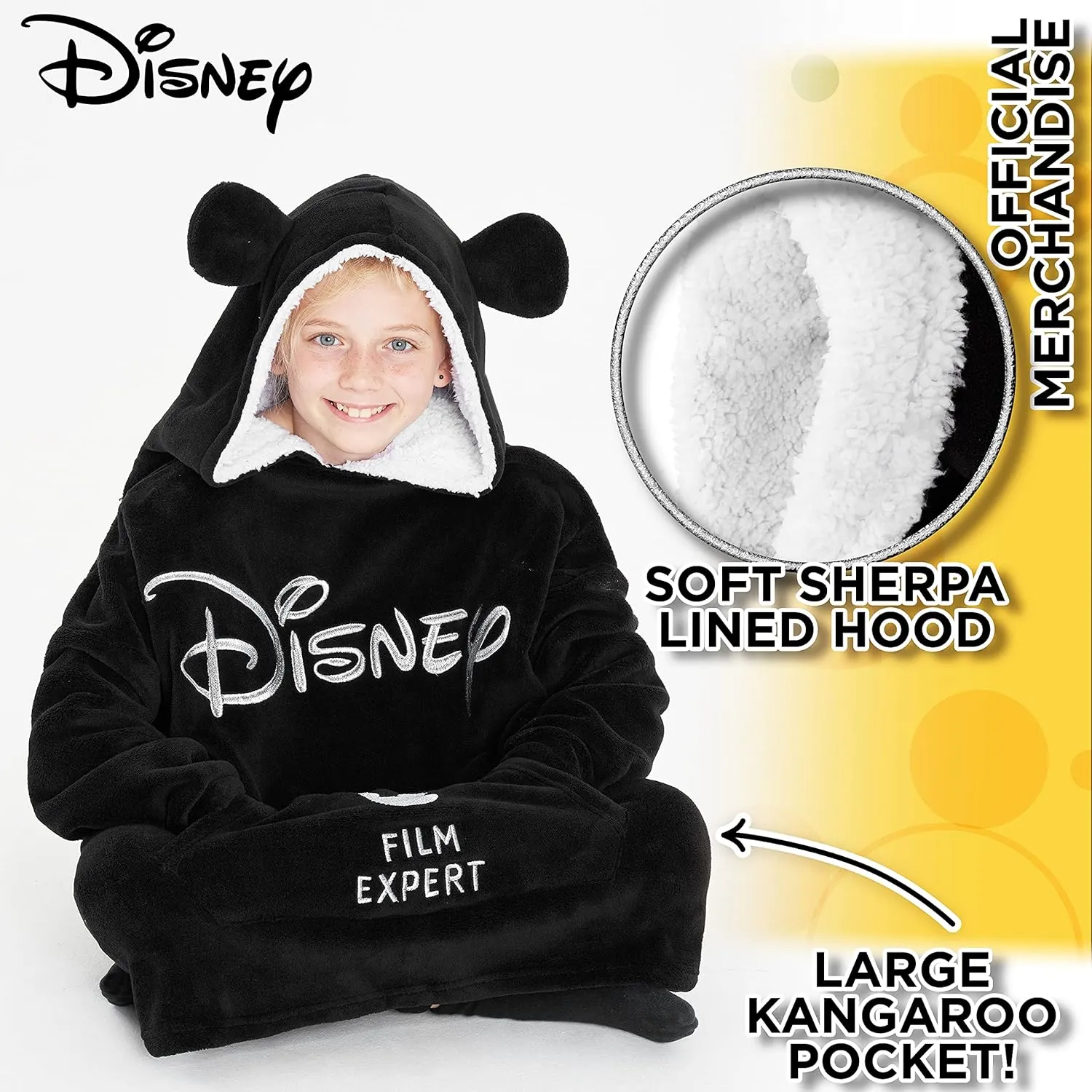 Disney Stitch Blanket Hoodie for Kids Cozy Fleece Wearable Blanket Stitch Gifts