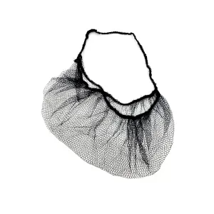Disposable Honeycomb Nylon Beard Nets | Breathable, Durable | 1,000 Count [BLACK | 21"]
