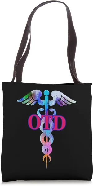Doctor of Occupational Therapy OTD Caduceus Graduation Gift Tote Bag
