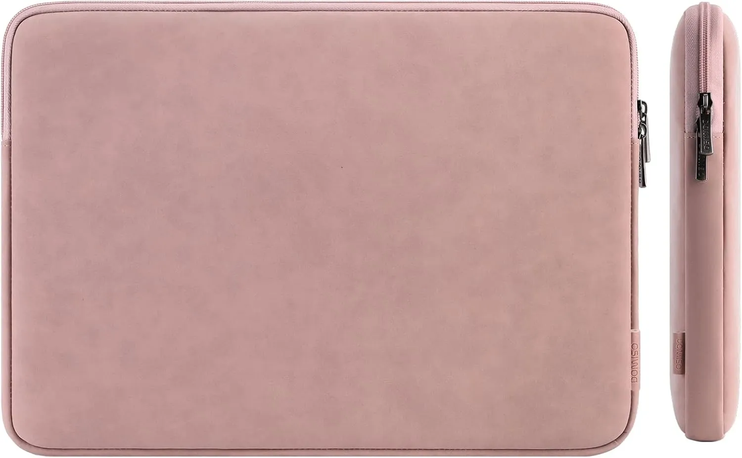 DOMISO 13.3 inch Laptop Sleeve Water-Resistant Carrying Case with Accessory Bag for 13.3" HP/Dell/Asus, 13,3 Zoll MacBook Air/Pro,Pink