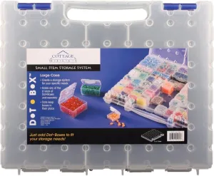 DotBox Large Case. Use this Empty Case to Create a Custom Storage System to Meet Your Needs by Filling it with Any of 6 Sizes of DotBoxes Sold Separately. Perfect For Small Item Storage.