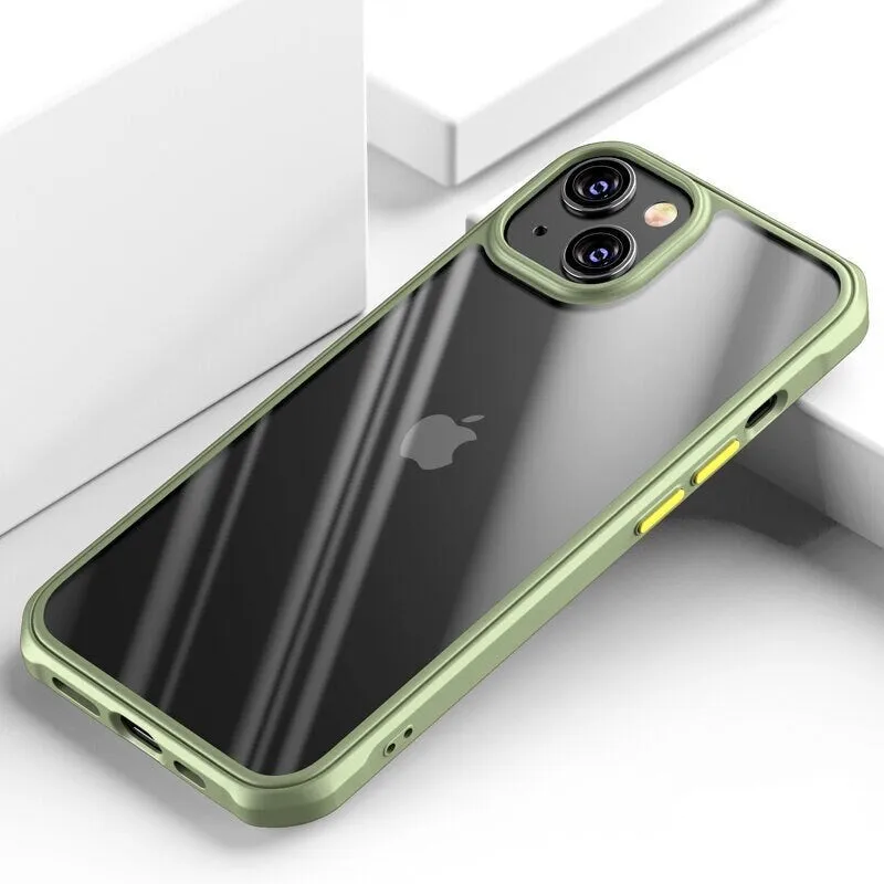 Double Shade Shockproof Clear Phone Case