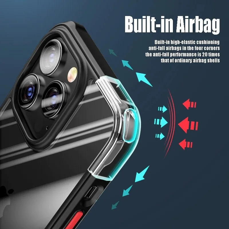 Double Shade Shockproof Clear Phone Case