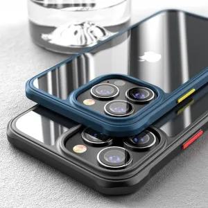 Double Shade Shockproof Clear Phone Case