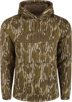Drake Waterfowl Men's LST Silencer Hunting Warm Anti-Pilling Hoodie with Soft Feel Combed Fleece Interior & Kangaroo Pouch