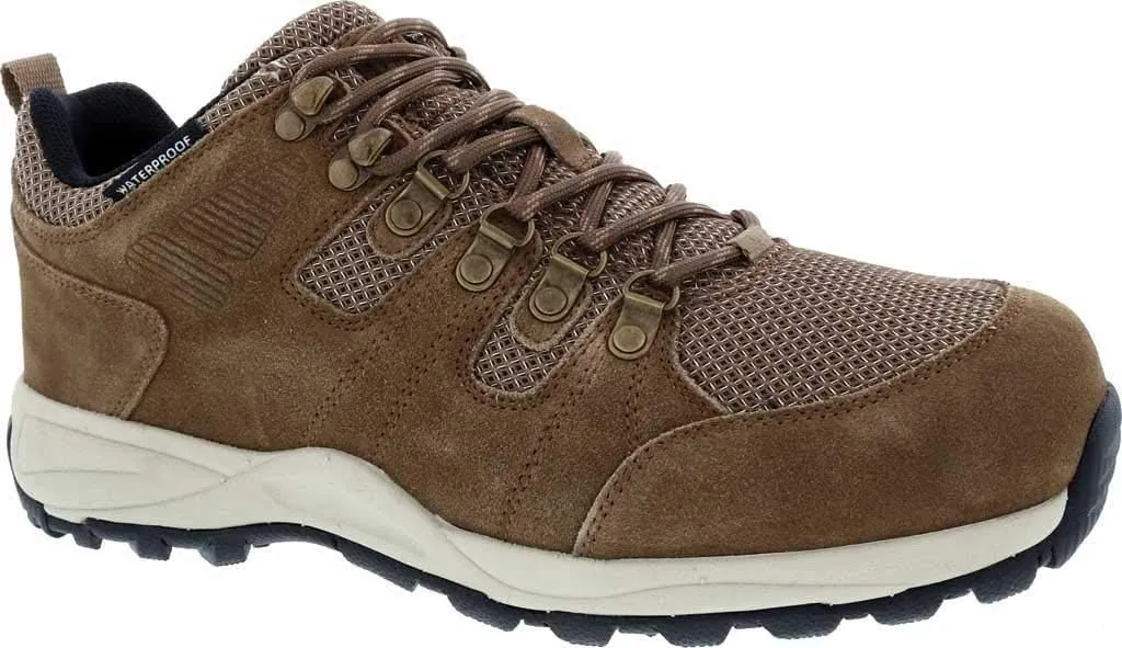 Drew Canyon Men's Orthopedic Waterproof Hiking Shoe - Olive Suede - 9.5 Narrow