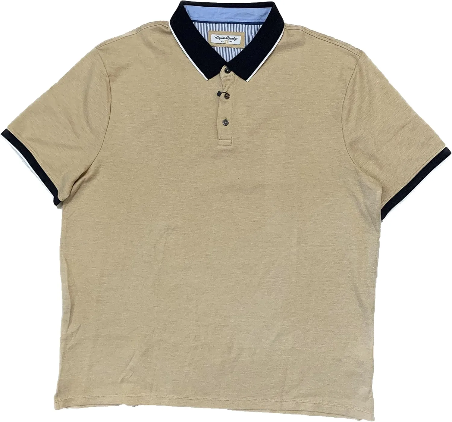 English Laundry Men's Short Sleeve Polo (730 Sunshine Yellow, XX-Large)