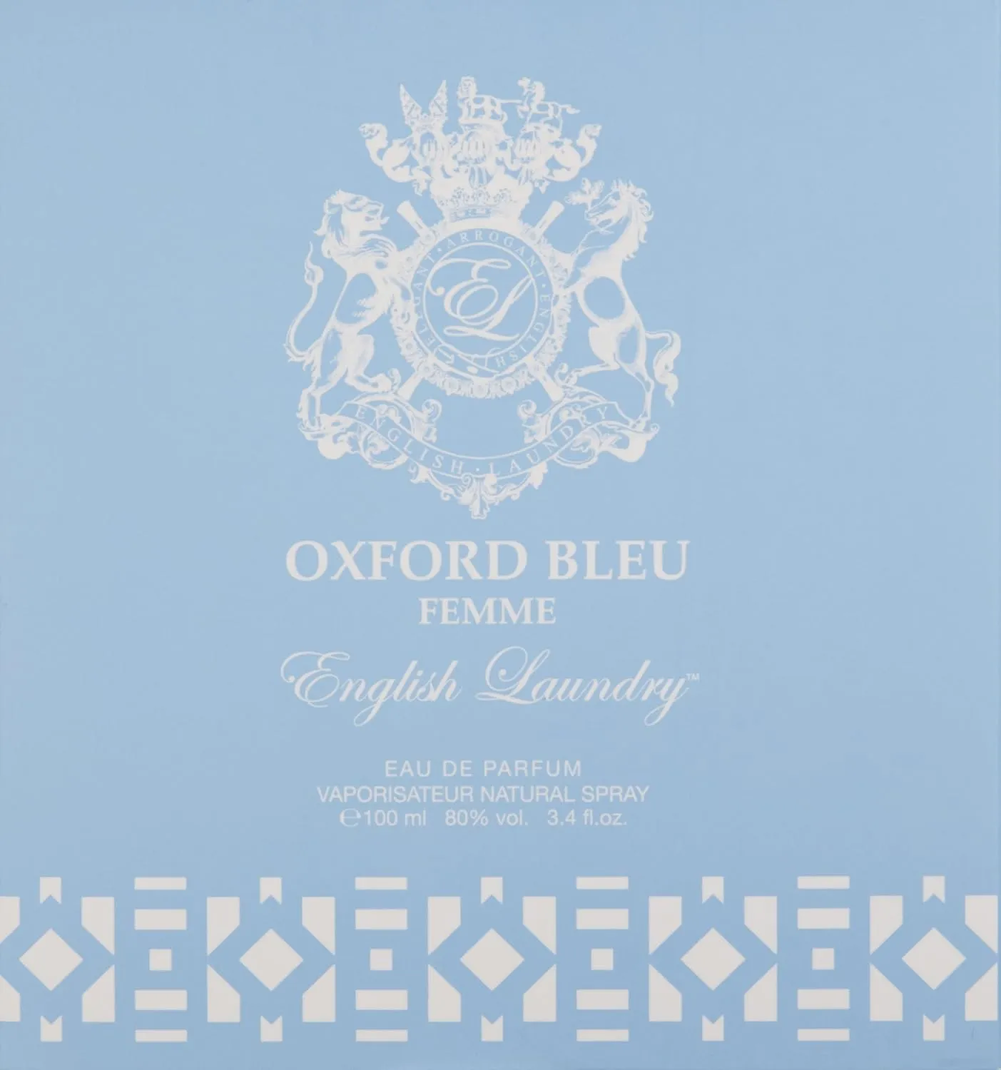 English Laundry Oxford Bleu Femme Eau de Parfum Spray, 3.4 Fl Oz