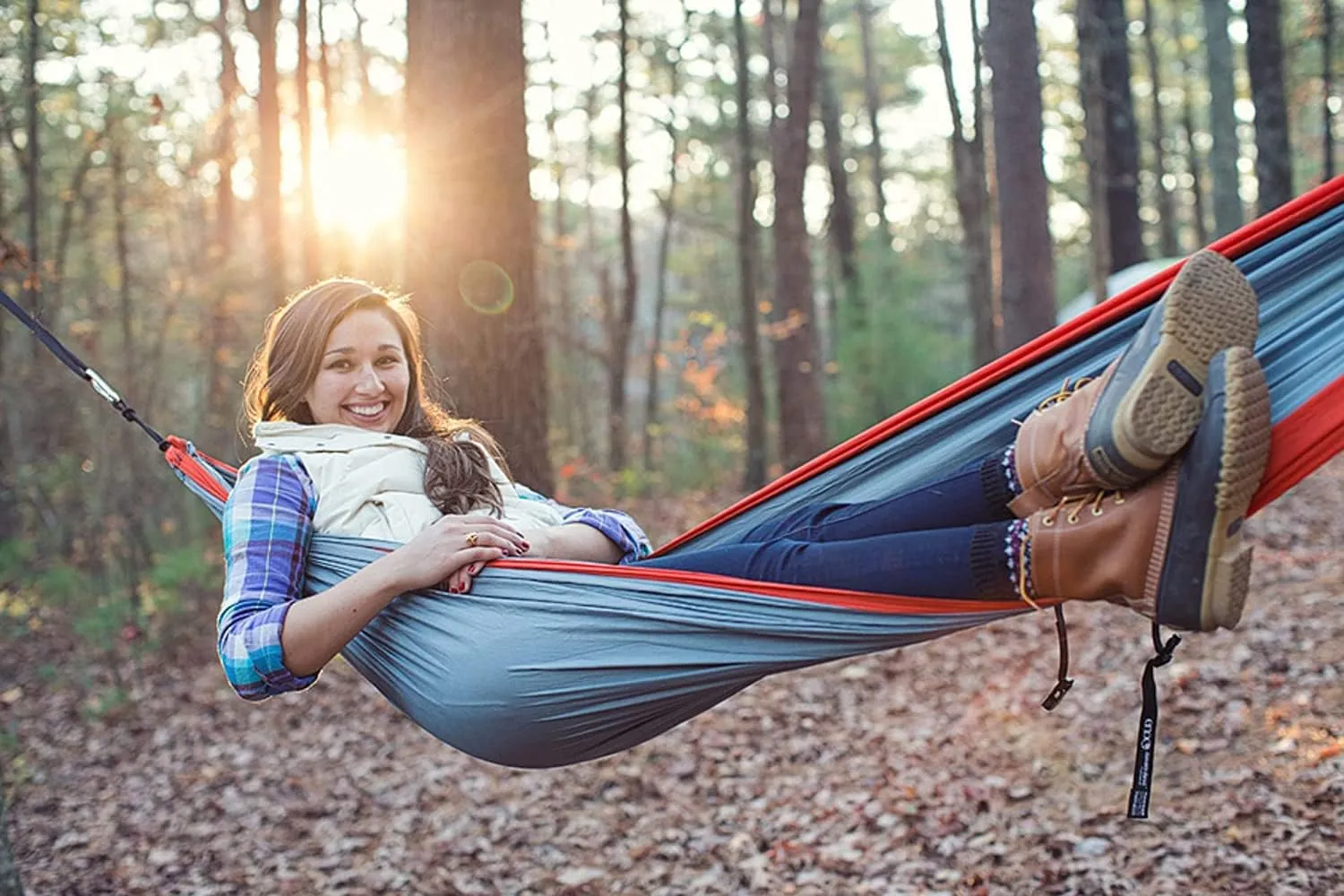 ENO SingleNest Hammock - Lightweight, 1 Person Portable Hammock - for Camping, Hiking, Backpacking, Travel, a Festival, or The Beach - Grey/Chartreuse