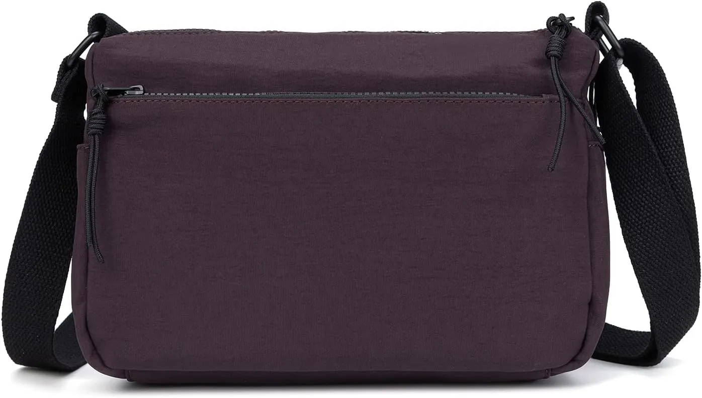 ETidy Casual Nylon Shoulder Bag For Women Waterproof Lightweight Crossbody Purse Hobo Bag