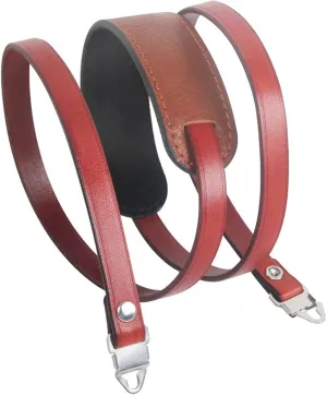 eTone Leather Neck Strap with Shoulder Mat Camera Strap For Hasselblad 500cm 501cm 503cw 503cx 1600F (wine red)