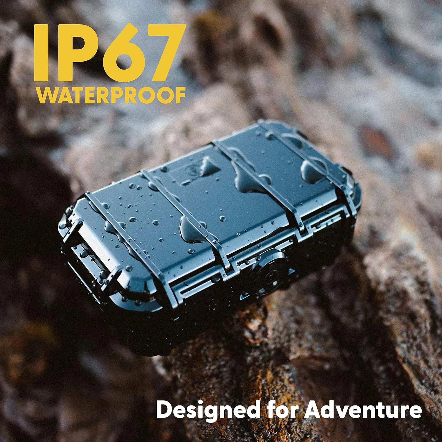 Evergreen 120mm Film Case | Holds 18 Rolls of Medium Format Film | Waterproof, Crushproof, & Freezer Safe (Black)