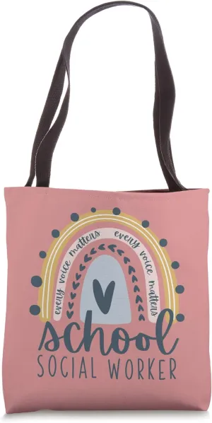 Every Voice Matters School Social Worker Tote Bag