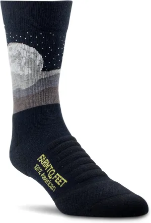 Farm to Feet Apollo Trail Light Targeted Cushion 3/4 Crew Socks