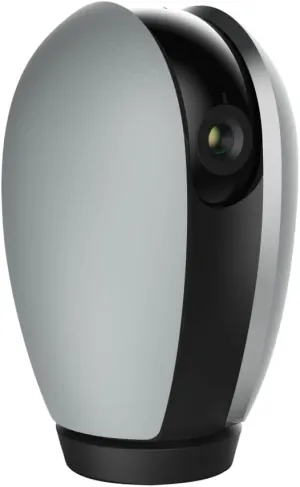 Feit Electric Indoor Security Camera with Motion Detection, 30ft. Night Vision, Pan and Tilt Head, 2.4GHz WiFi, 2-Way Audio, 1080p HD, Works with Alexa & Google Asst, Plug-in, Black - CAM/PAN/WiFi