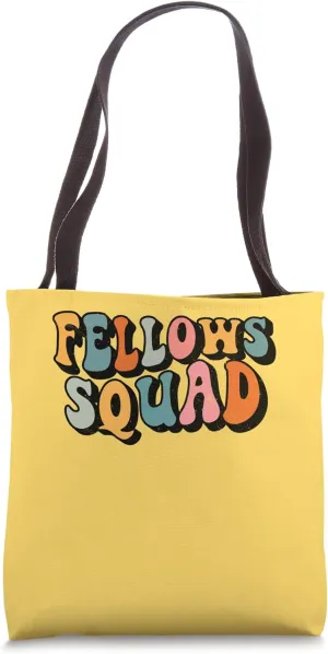 Fellows Squad, Retro Groovy Back To School Matching Teaching Tote Bag
