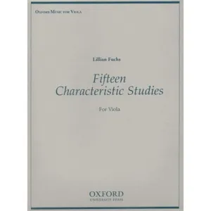 Fifteen Characteristic Studies for Viola Sheet music – March 31, 1969