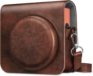 Fintie Protective Case for Fujifilm Instax Square SQ40 / SQ1 Instant Camera - Premium Vegan Leather Bag Cover with Removable Adjustable Strap