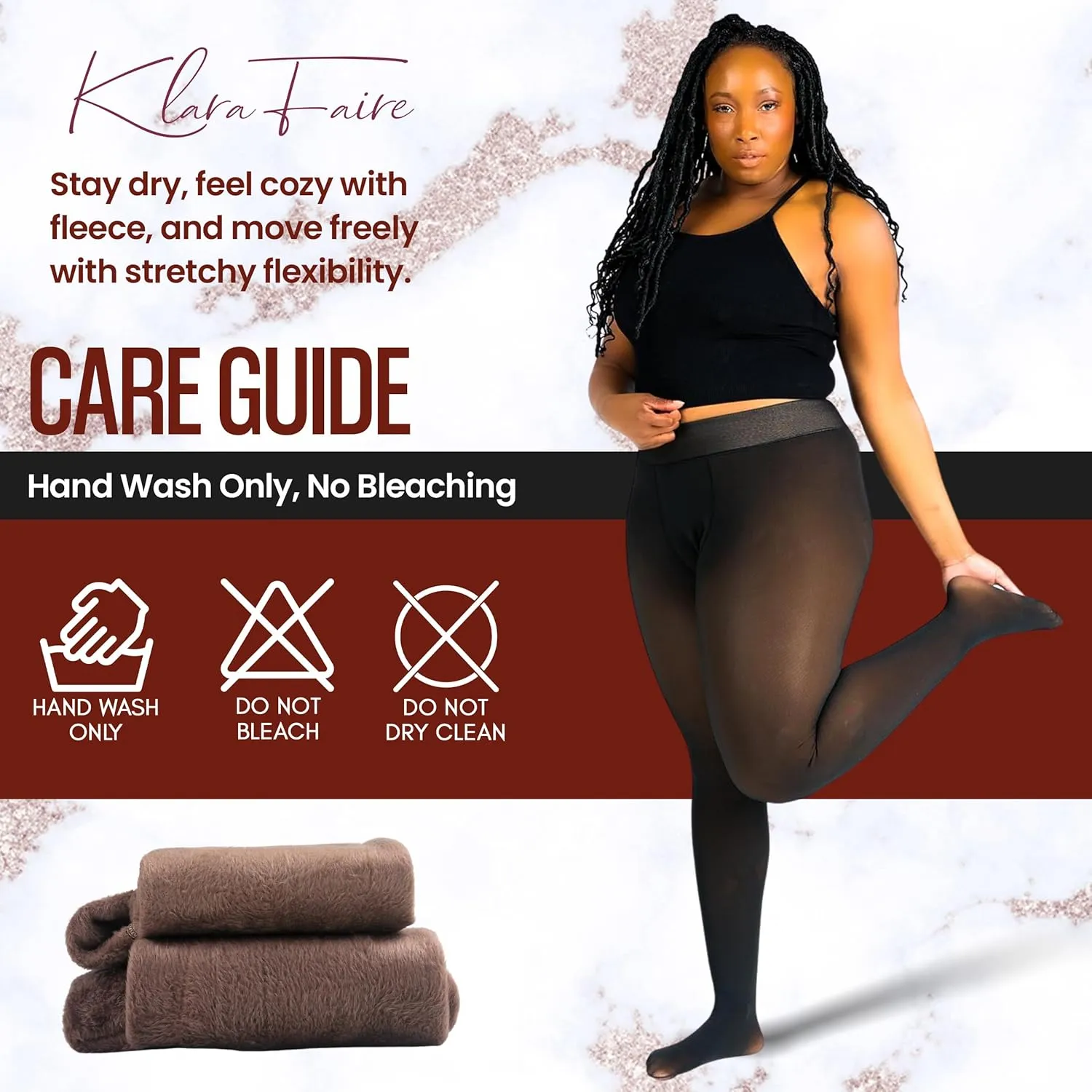 Fleece Lined Tights for BLACK WOMEN