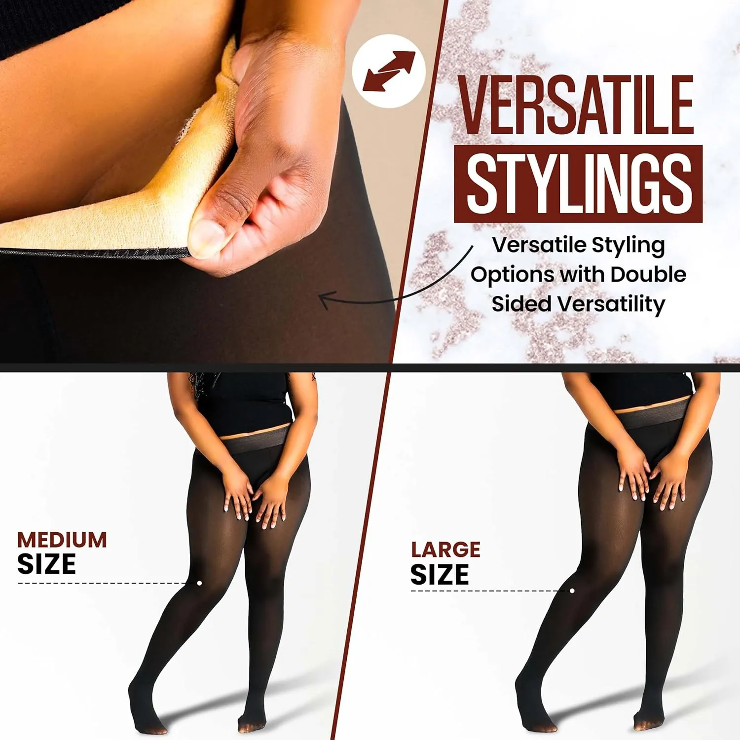 Fleece Lined Tights for BLACK WOMEN