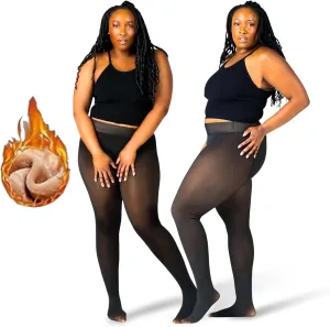 Fleece Lined Tights for BLACK WOMEN