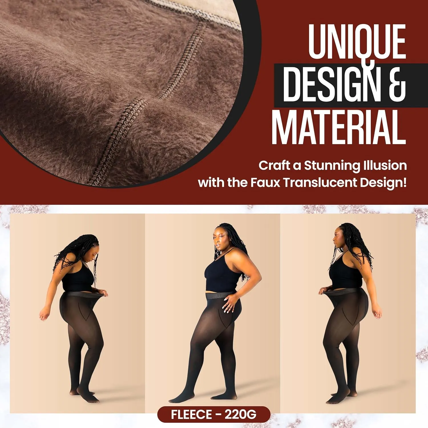 Fleece Lined Tights for BLACK WOMEN