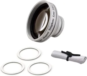 Flip Video U2120 2.0x Telephoto (Magnetic Lens)   Cronies Micro-Fiber Cleaning Cloth