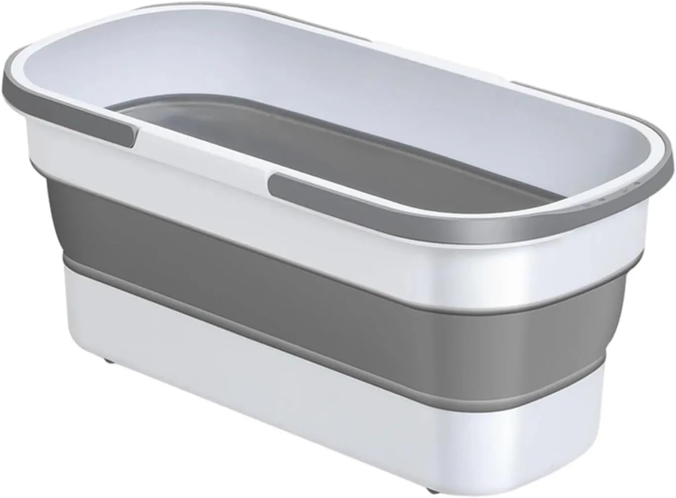 Folding Portable Bucket Rectangular Handy Baskets with Handle Fishing Bucket Portable Collapsible Space-Saving Large Capacity Home Cleaning