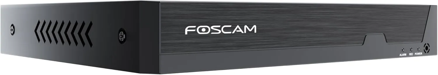 FOSCAM 4K 16CH Network Video Recorder for Home Security Camera System, Work with HD IP Cameras PoE NVR, 24/7 Continuous Recording