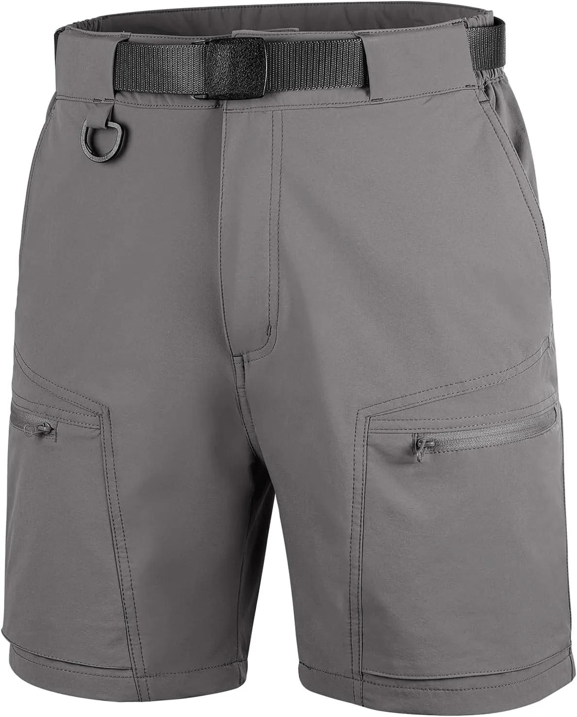FREE SOLDIER Men's Cargo Hiking Shorts with Belt Lightweight Quick Dry Tactical Shorts with Pockets for Casual Work Golf