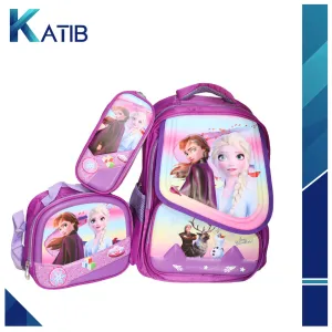 FROZEN Trolly School Time - 16” Premium School Bags 3 In 1 [PD]