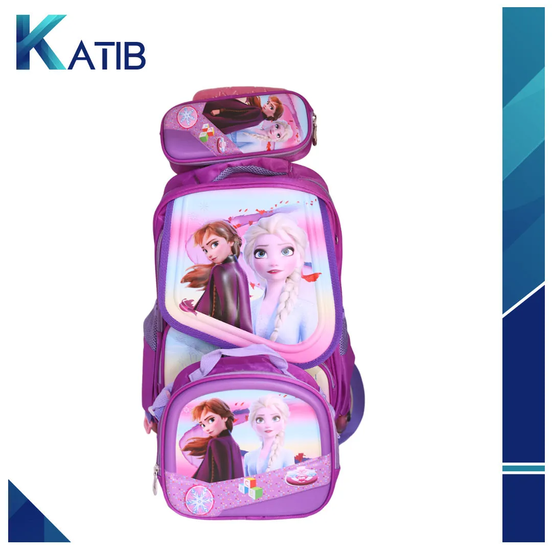 FROZEN Trolly School Time - 16” Premium School Bags 3 In 1 [PD]