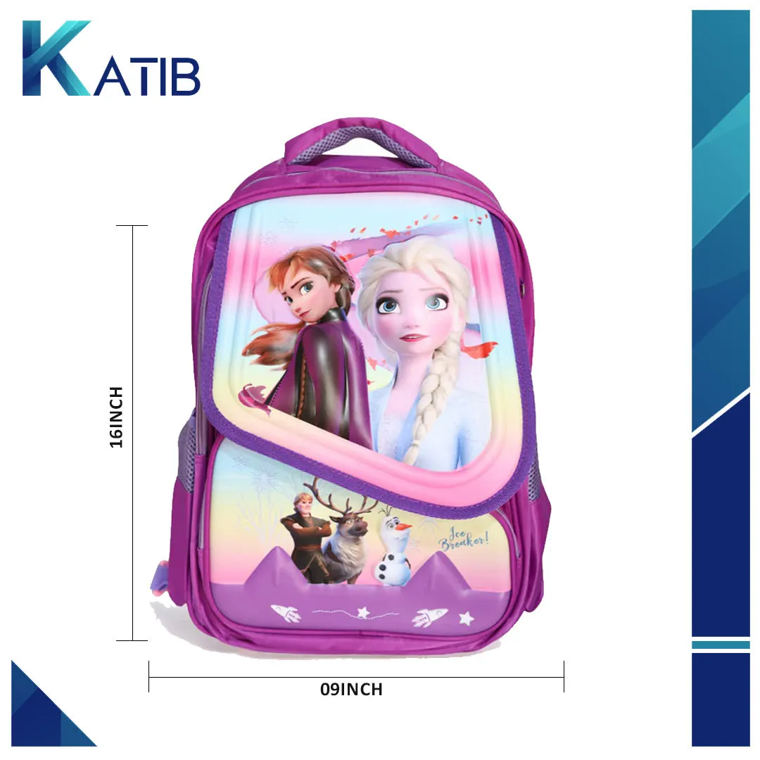 FROZEN Trolly School Time - 16” Premium School Bags 3 In 1 [PD]