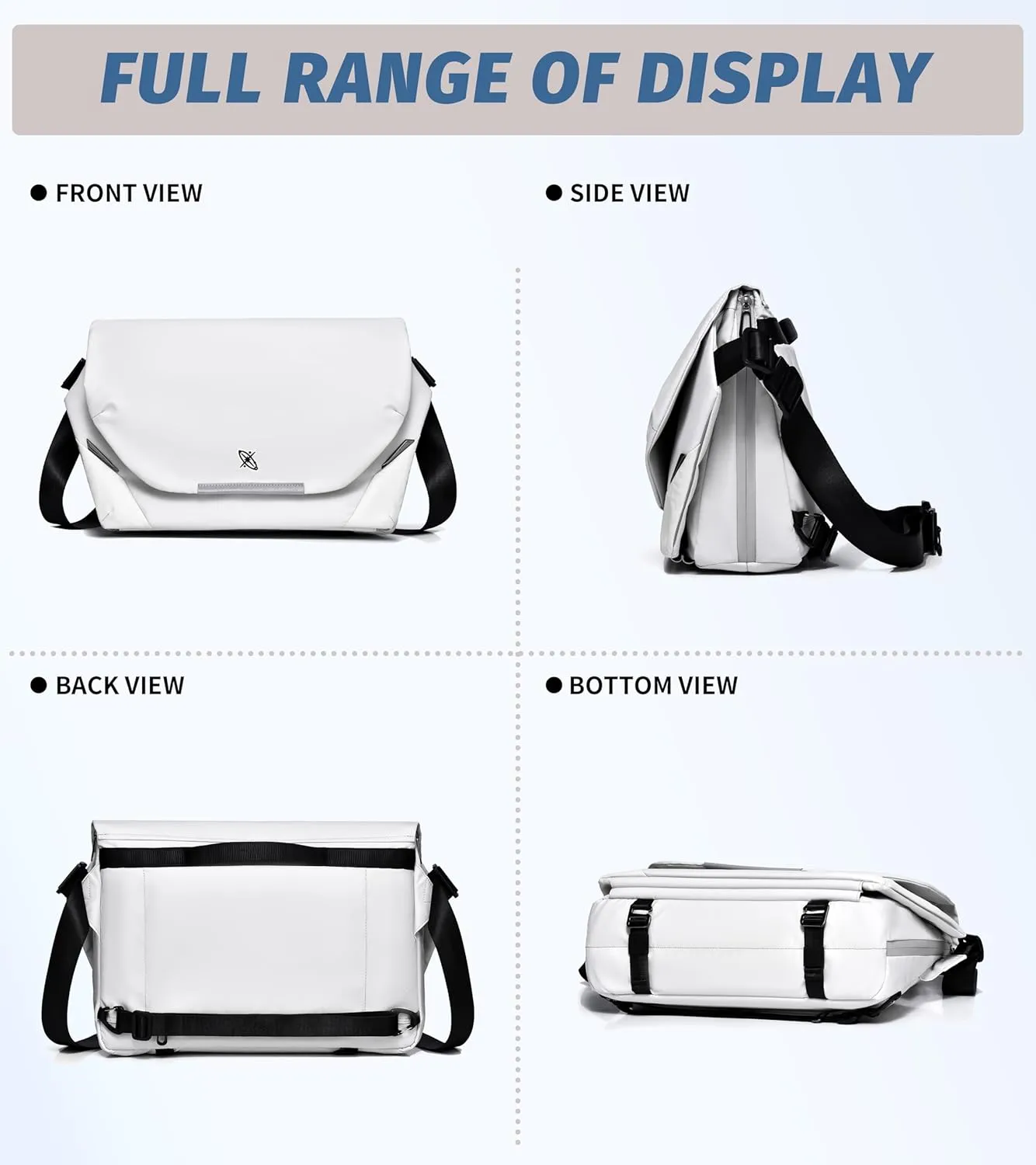 FSD.WG Men Messenger Bag Laptop Bag Shoulder Bag Large Capacity Computer Casual Bag for Work College Travel big size