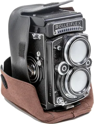 Full Protective Soft Goat-skin Leather Case for Rolleiflex 2.8F 2.8E 2.8D, 3.5F, 3.5E, 3.5D TLR Cameras