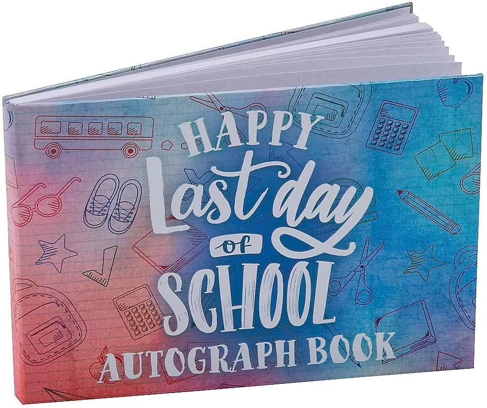 Fun Express Last Day of School Autograph Notebooks - 12 Pc