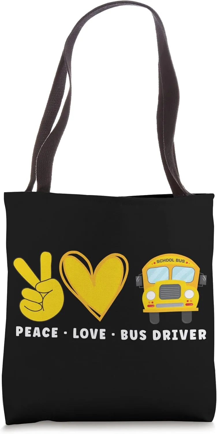 Funny School Bus Driver Appreciation anniversary Tote Bag