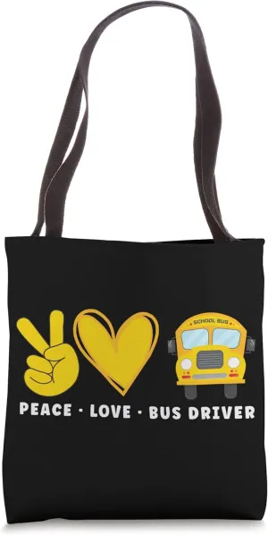 Funny School Bus Driver Appreciation anniversary Tote Bag