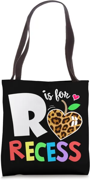 Funny School Gifts for Teachers Students Monitor Recess Crew Tote Bag
