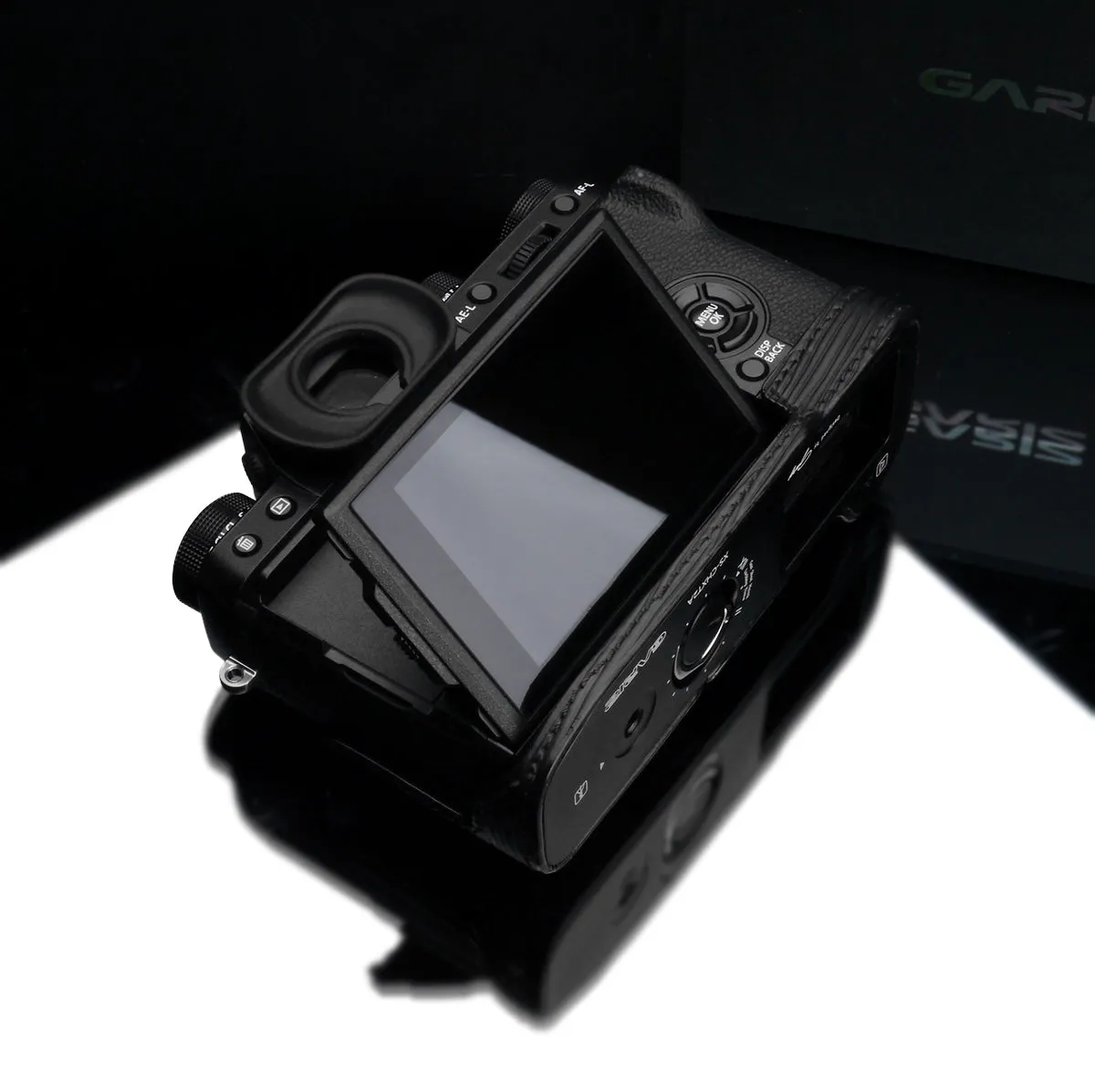 Gariz BL-XT2ABK Leather Camera Half Case Black for Fujifilm Fuji X-T2 / X-T3