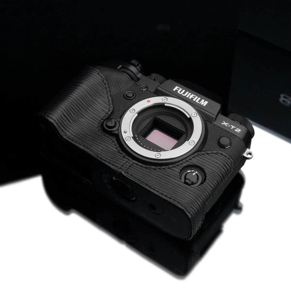 Gariz BL-XT2ABK Leather Camera Half Case Black for Fujifilm Fuji X-T2 / X-T3