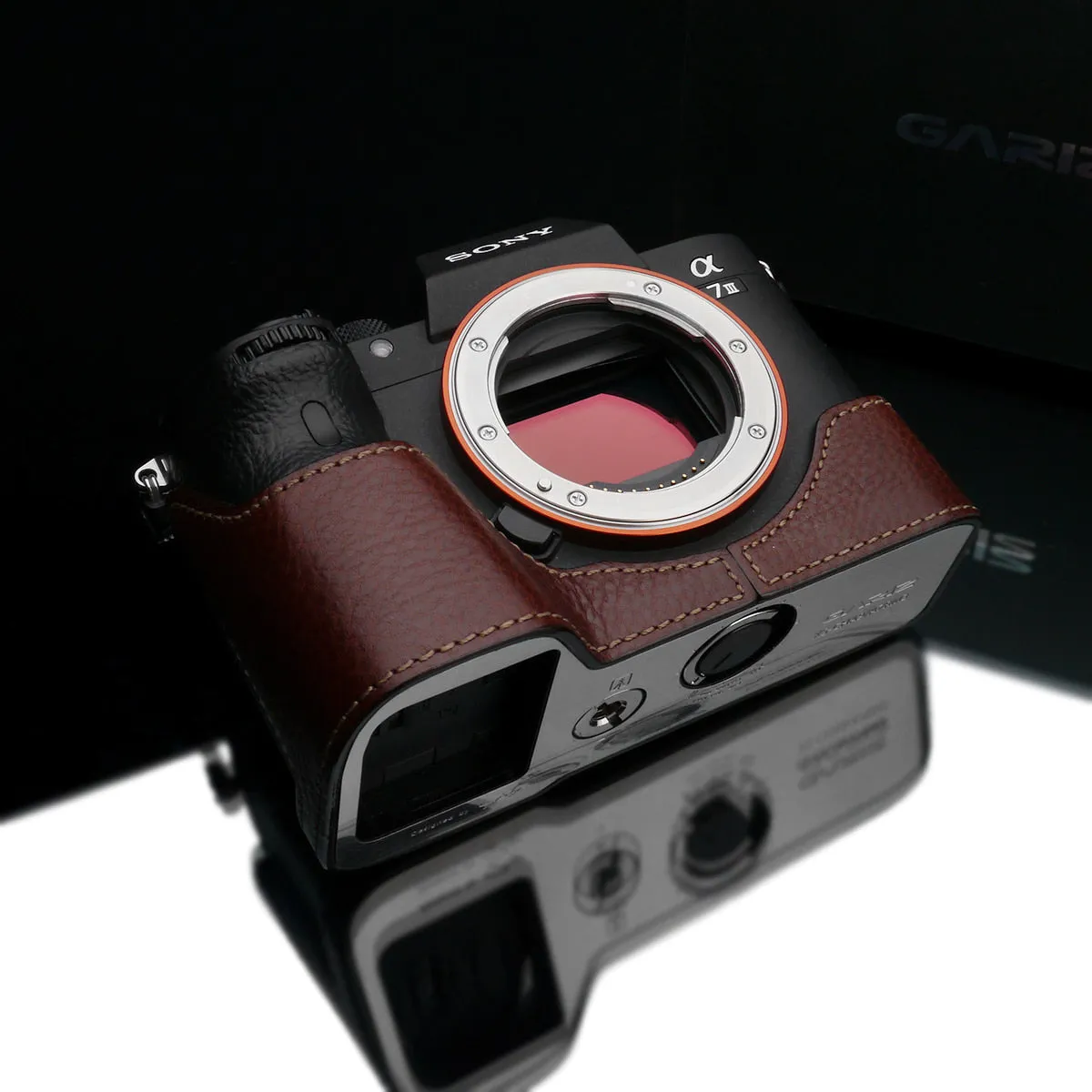 Gariz Brown XS-CHA7M3BRO Genuine Leather Half Case for Sony A7RIII/Sony A7III