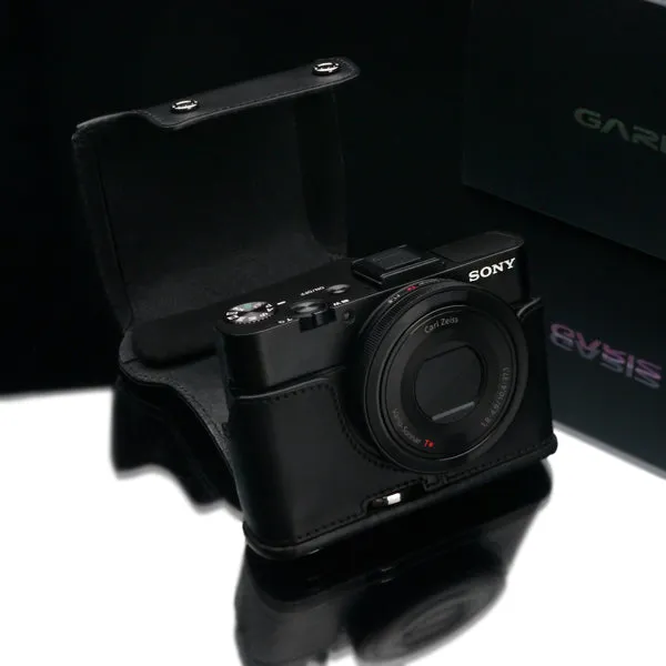 Gariz XA-CCRX100IIBK2 Black Leather Camera Cover for Sony RX100II