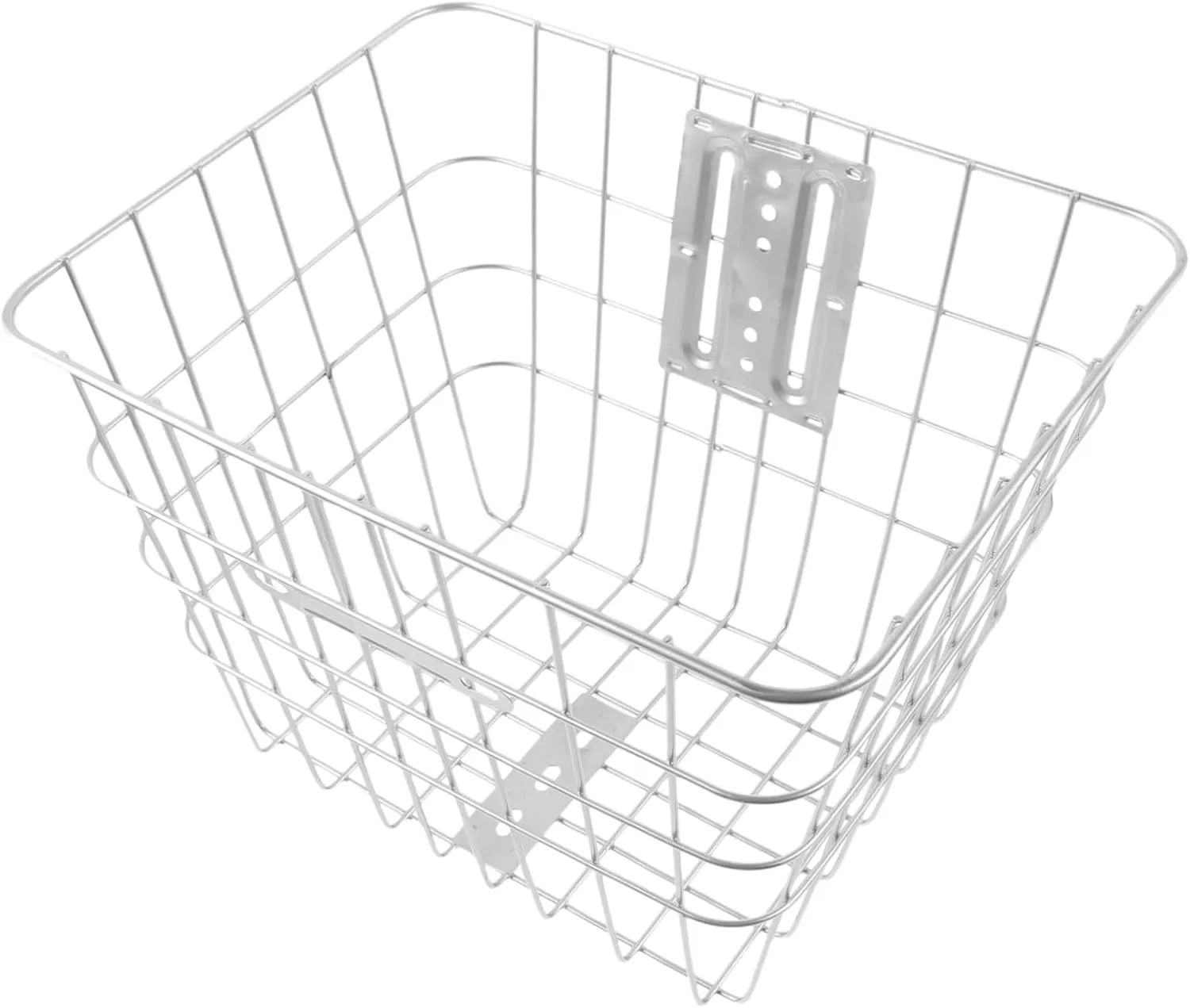 Garneck Bike Rear Basket Durable Multi Use Storage Holder for Bicycles Sturdy Load Bearing Capacity Easy Installation for Carrying Vegetables and Groceries