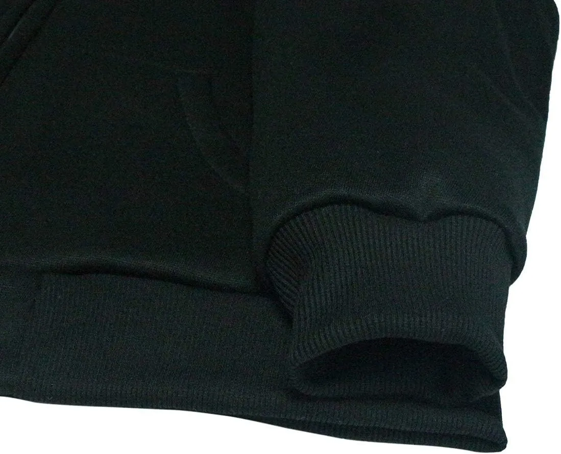 Gary Com Heavyweight Sherpa Hoodies for Men, Thick Fleece Lined Full Zip Up Winter Warm Sweatshirts Work Jackets