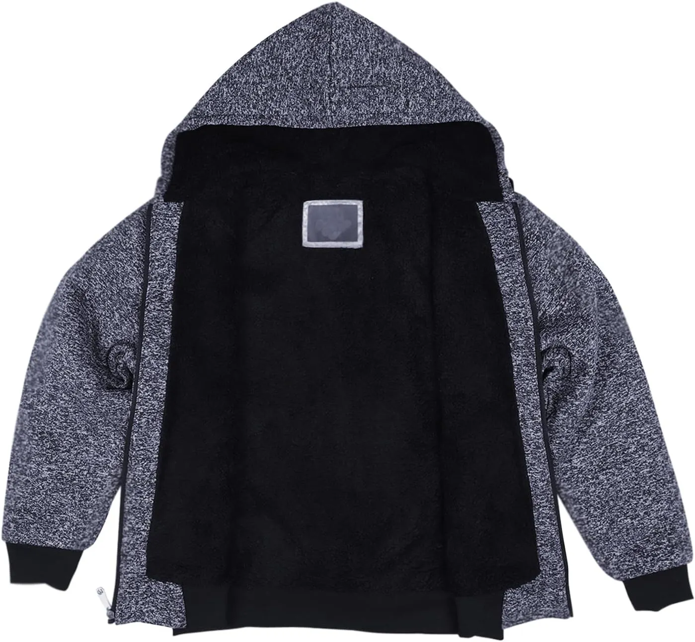 Gary Com Heavyweight Sherpa Hoodies for Men, Thick Fleece Lined Full Zip Up Winter Warm Sweatshirts Work Jackets